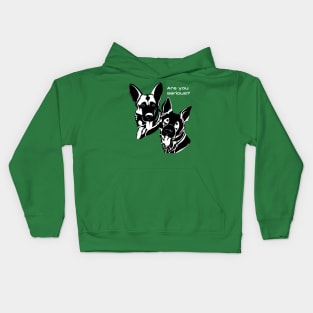 German Shepherd Head Tilt Kids Hoodie